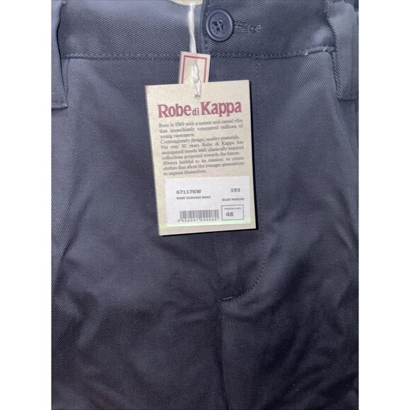 Robe Di Kappa Men's Robe Giovani Brax Blue  Marine Size 48 Regular Fit - Picture 2 of 5